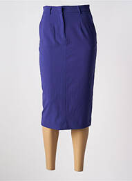 Fustă midi talie cu cleme violet ATTIC AND BARN femme