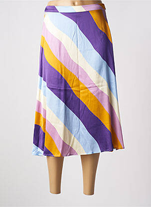 Fustă midi violet NIU femeie