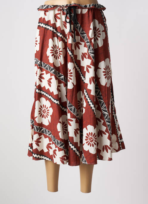 Fustă midi maro ATTIC AND BARN femeie