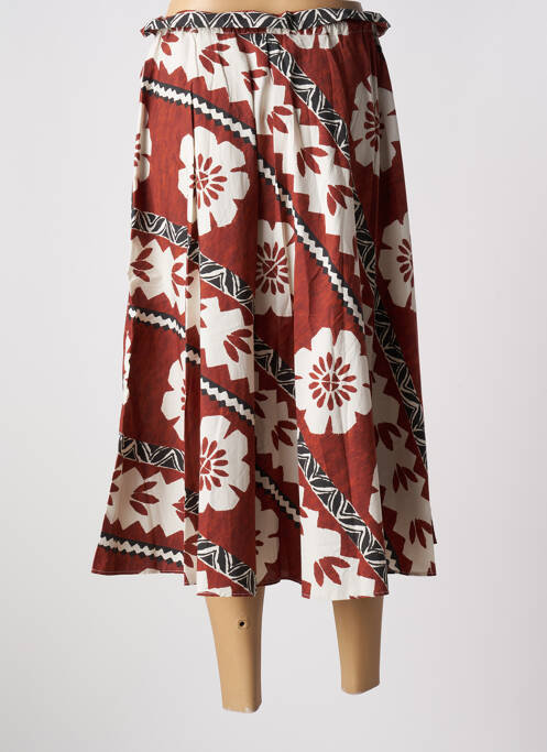 Fustă midi maro ATTIC AND BARN femeie