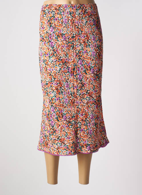 Fustă midi portocaliu SET femeie