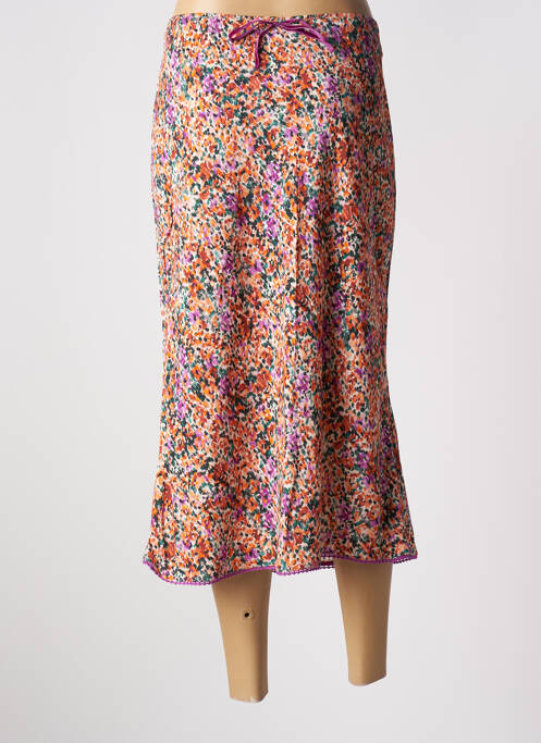 Fustă midi portocaliu SET femeie