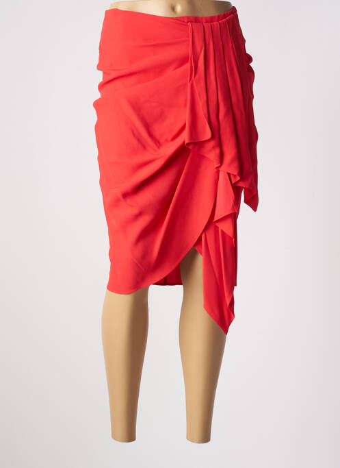Fustă midi roșu OUD femeie