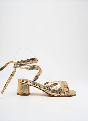 Sandale/Pantofi decupați auriu ANAKI femeie