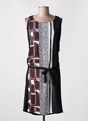 Rochie midi negru EVALINKA femeie