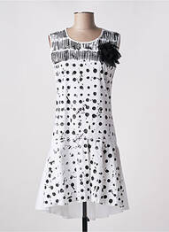 Rochie scurtă fără mâneci fără mâneci alb LOLITAS & LOLOS femme