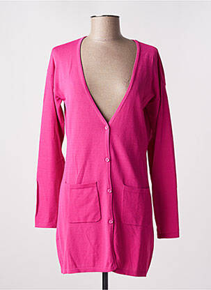 Vestă cu mâneci lungi roz CRISTINA GAVIOLI femeie