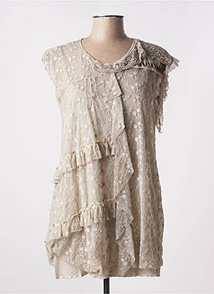 Tunică mâneci scurte gri O.K.S femeie