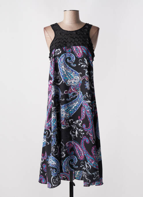 Rochie midi negru PURPLE JAM femeie