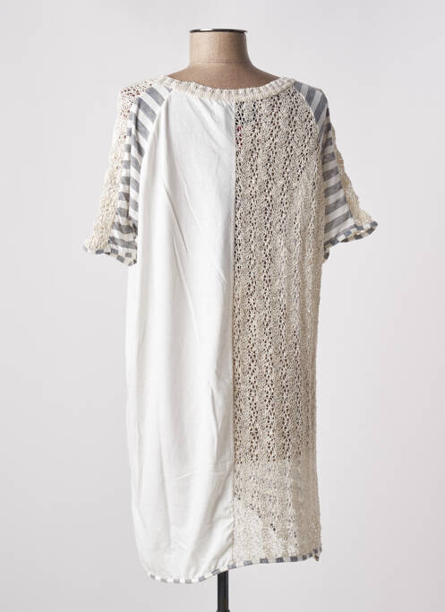 Tunică mâneci scurte bej LOLITAS & LOLOS femeie