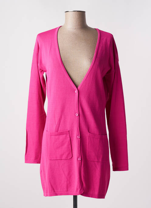 Vestă cu mâneci lungi roz CRISTINA GAVIOLI femeie