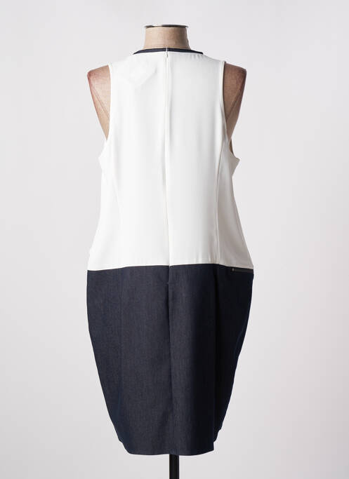 Rochie midi alb LAUREN VIDAL femeie