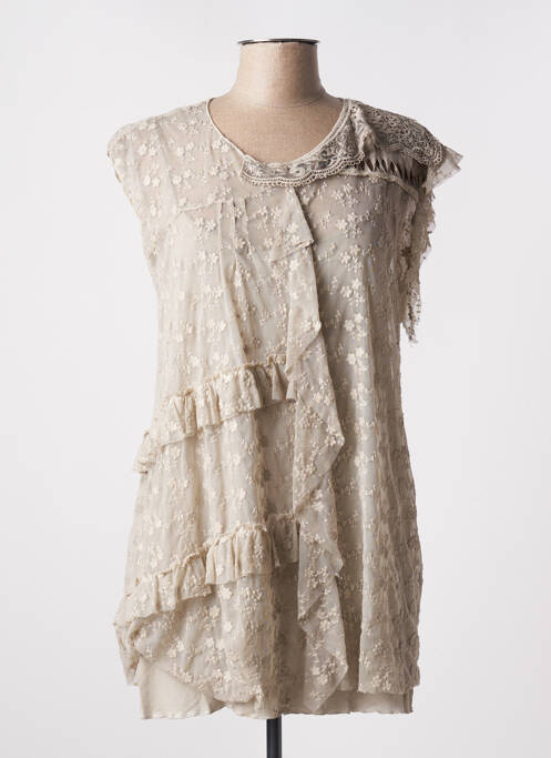 Tunică mâneci scurte gri O.K.S femeie