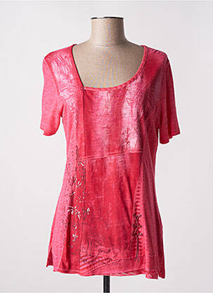 Tunică mâneci scurte roșu FRONT DE MER femeie