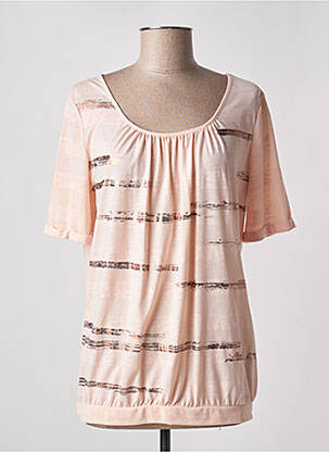Tricou serigrafie mâneci scurte roz BETTY BARCLAY femeie