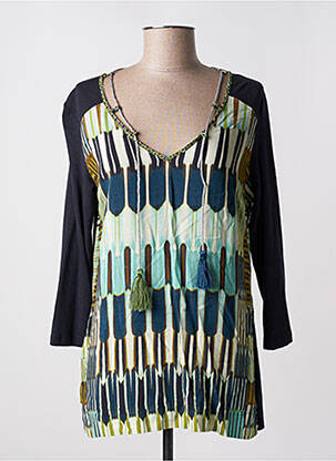 Tunică mâneci lungi albastru VOODOO femeie