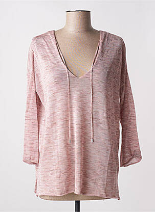 Pulover roz LAUREN VIDAL femeie