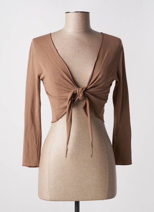 Bolero maro MIELO MODA femeie