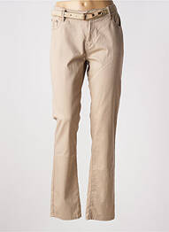 Pantalon slim elasticitate mărime normală bej ONADO femme