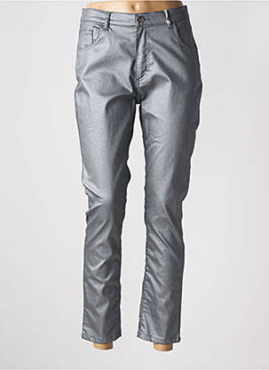 Pantalon slim elasticitate mărime normală gri IMPAQT femeie