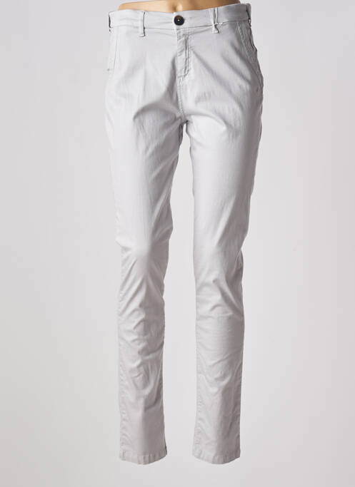 Pantalon chino gri TBS femeie