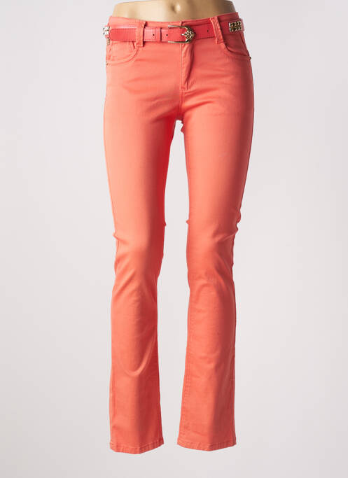 Pantalon slim portocaliu ONADO femeie