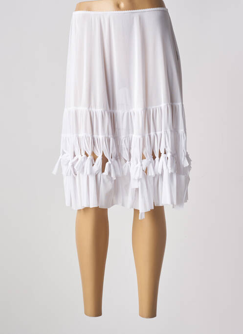 Fustă midi alb DECA femeie