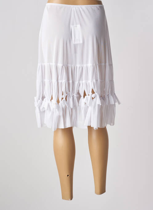 Fustă midi alb DECA femeie