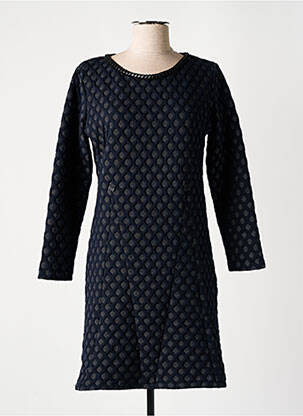 Rochie scurtă mâneci lungi mâneci lungi albastru LO! LES FILLES femeie