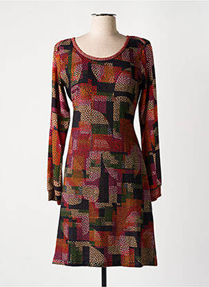 Rochie pulover portocaliu LO! LES FILLES femeie