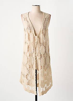 Vestă fără mâneci bej MD'M femeie