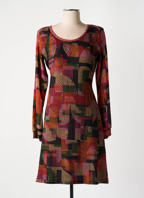 Rochie pulover portocaliu LO! LES FILLES femeie