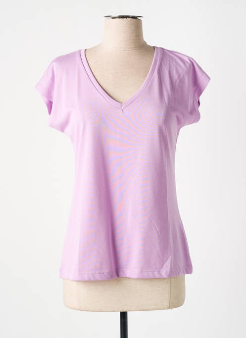 Tricou violet KAFFE femeie