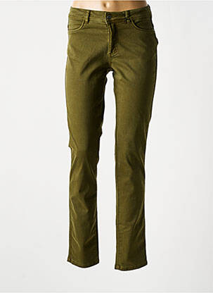 Blugi cu croială slim verde JENSEN femeie