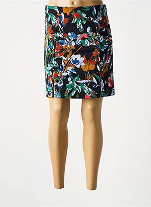 Fustă midi negru ICHI femeie