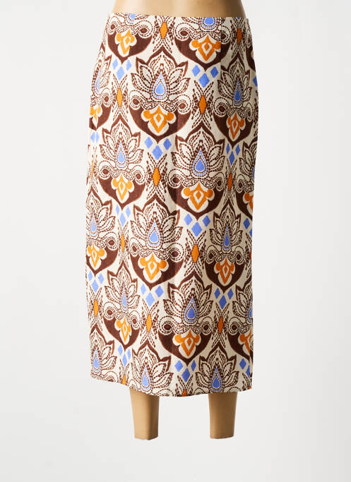 Fustă lungă bej SALSA femeie