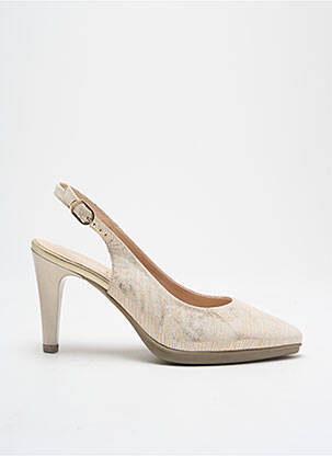 Pantofi cu toc auriu KARSTON femeie