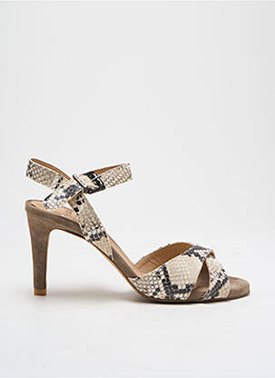 Sandale/Pantofi decupați bej PERLATO femeie