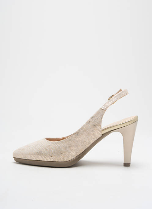 Pantofi cu toc auriu KARSTON femeie