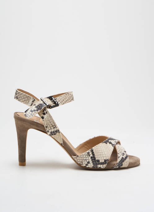 Sandale/Pantofi decupați bej PERLATO femeie