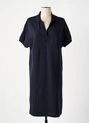 Rochie midi mâneci scurte mâneci scurte albastru TOMMY HILFIGER femeie