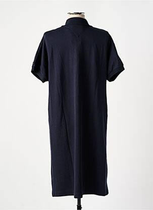 Rochie midi mâneci scurte mâneci scurte albastru TOMMY HILFIGER femeie