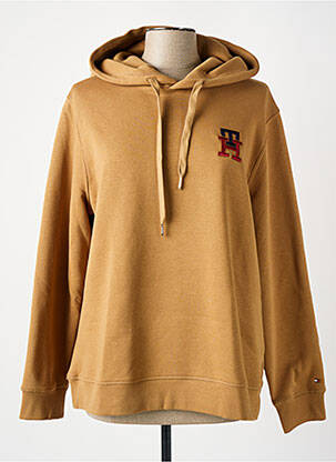 Hanorac cu glugă bej TOMMY HILFIGER femeie