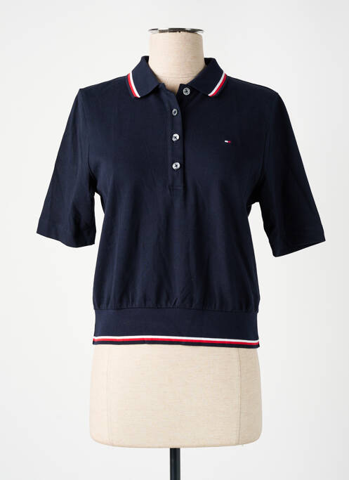 Polo albastru TOMMY HILFIGER femeie