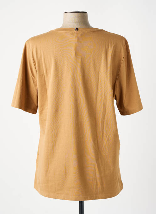 Tricou bej TOMMY HILFIGER femeie