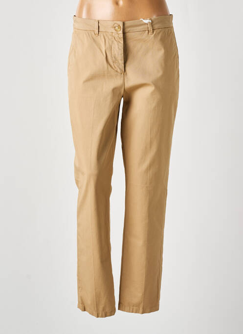 Pantalon drept bej TOMMY HILFIGER femeie