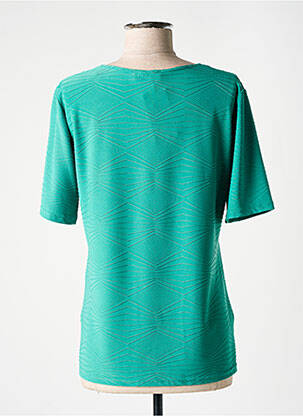 Top elasticitate mâneci scurte verde NIKI PARIS femeie