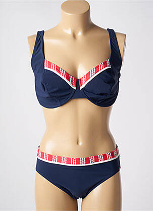 Costum de baie din două piese albastru LIDEA femeie