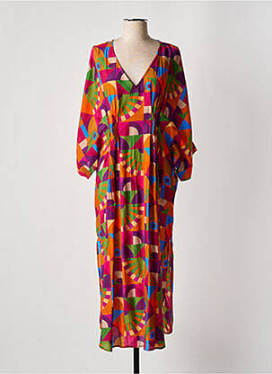 Rochie lungă portocaliu CHICOSOLEIL femeie