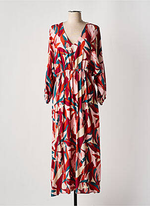 Rochie lungă roșu GRACE & MILA femeie